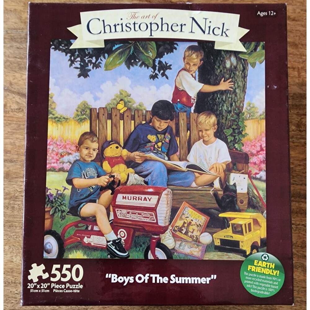 NEW Christopher Nick Boys of the Summer Puzzle | Wild Wings | 550 pcs | 2010